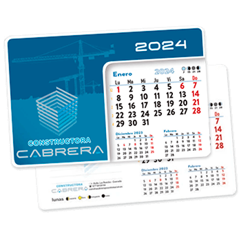 alfombrilla calendario con portada personalizada